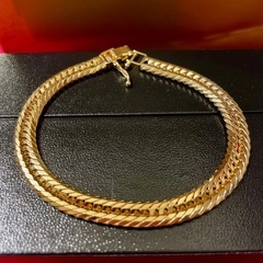 K18 喜平ブレスレット 12面トリプル 18cm 18.7gの画像