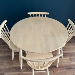 【新品】ダイニングテーブルセット半額以下の画像