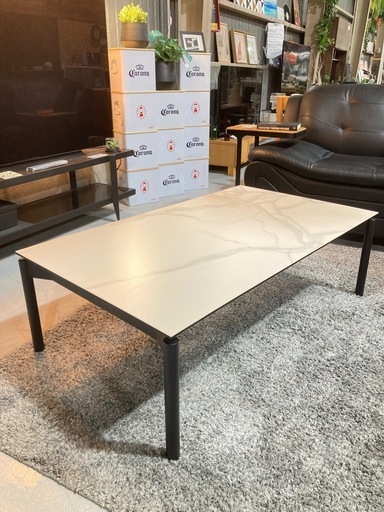 J24★ARMONIA アルモニア★セラミックセンターテーブル W120cm ローテーブル 長方形 モダン リビング