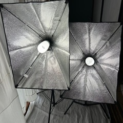撮影用ライト2つセットの画像