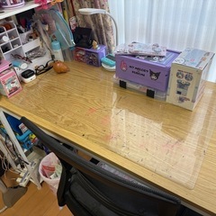 パソコンデスク 椅子付きの画像