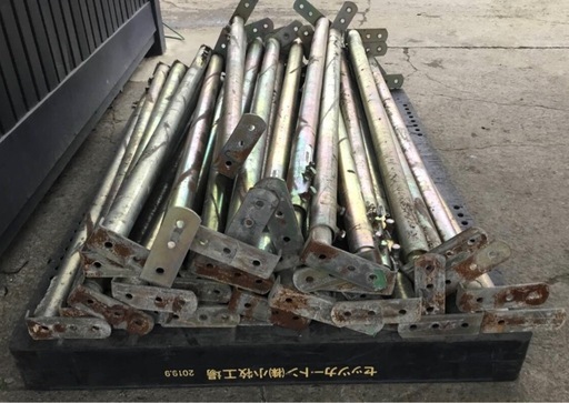△ q 岐阜発/ 丸井産業/ 開口スライドバー/ サポート/ 1630mm〜2600mm=31本/ 1250mm〜2120mm=1本/まとめて32本/ 現状品/ R7.10/22 △