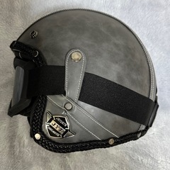 【美品】JYT バイクヘルメット ゴーグル付き XLサイズ (JYT-555)の画像