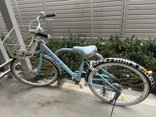 小学生 子供用自転車22インチバスケット付き (ももたろう) 葛西の