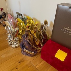 バカラのブランデー各種やその他ブランデー 空瓶や中身ありの商品おまとめ 空箱2点ありの画像