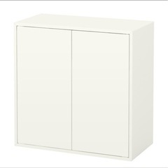 IKEA エーケト キャビネット 白の画像