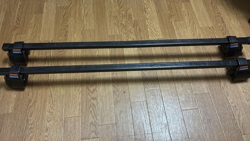 鍵付TERZO ベースキャリア セット（ルーフレール用フット・バー）