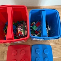 レゴ　赤青の画像