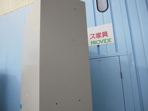 上下書庫セット　鍵あり　ニューグレー　900ｘ450ｘ2150　ナイキ製