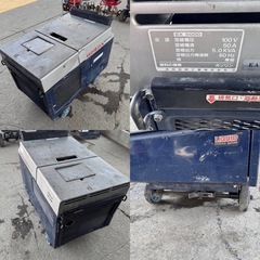 A-461△ q 岐阜発/ ホンダ/ EX5000/ 発電機/ 実動 動画60Hz用/ バッテリーは消耗しています/ へこみ等あり/ 現状品/ R7.6/4 △の画像