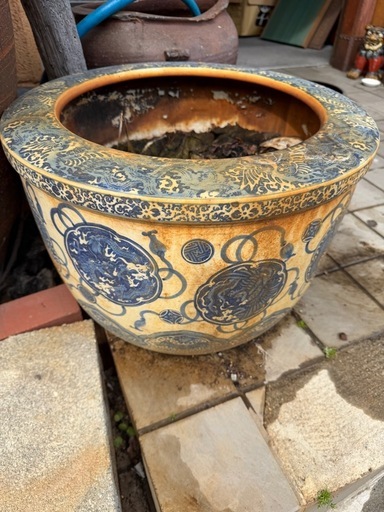 染付火鉢 (英樹) 少路のその他の中古あげます・譲ります｜ジモティーで