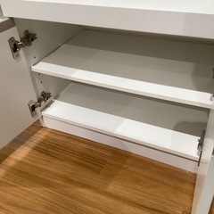 【トレファク神戸南店】キッチンカウンター3枚扉(扉難あり)【取りに来られる方限定】の画像