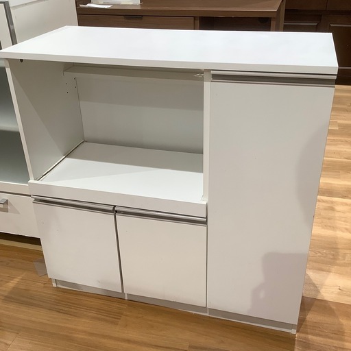 【トレファク神戸南店】キッチンカウンター3枚扉(扉難あり)【取りに来られる方限定】