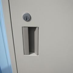 1人用ロッカー　ニューグレー　鍵あり　450ｘ515ｘ1790の画像