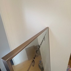 全身ミラー　姿見　ピンクゴールド　おしゃれの画像