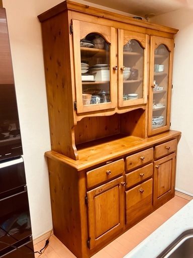 2/27am引取】コスガ＊カップボード食器棚 (ゆうさん) 千葉中央の収納