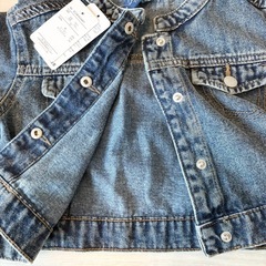 【新品未使用】西松屋 ベビー服 デニム コート ジャケット 95cm 春秋冬 デニムジャケット ベビー キッズの画像