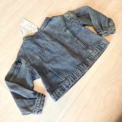 【新品未使用】西松屋 ベビー服 デニム コート ジャケット 95cm 春秋冬 デニムジャケット ベビー キッズの画像
