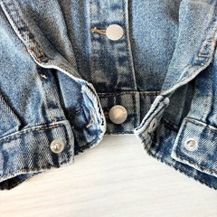 【新品未使用】西松屋 ベビー服 デニム コート ジャケット 95cm 春秋冬 デニムジャケット ベビー キッズの画像