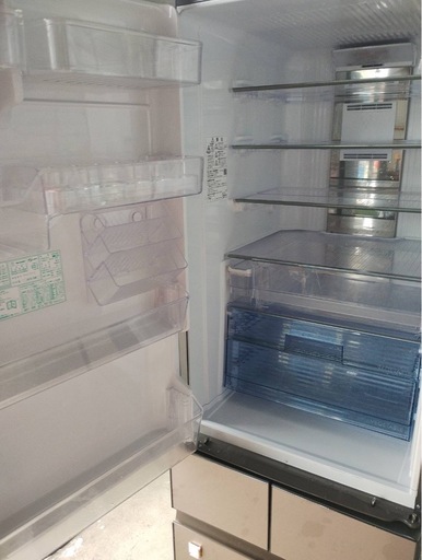 保証付き　大型　冷蔵庫　400リットル　家族用　両開き扉　4ドア