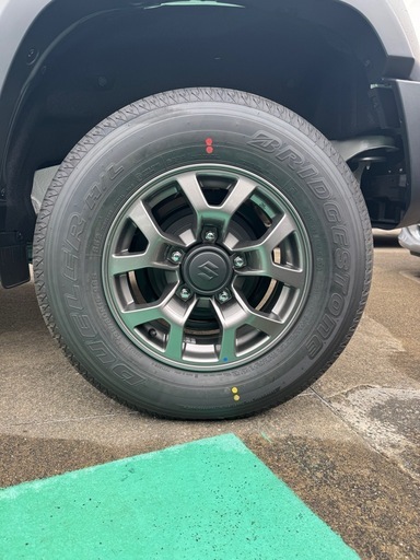 【新車外し】ジムニーノマド　新車外しタイヤホイール5本セット1本鉄ホイール