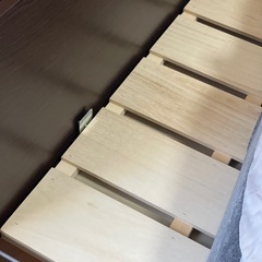 【26日までにご連絡なければ友人に譲ります】セミダブル 跳ね上げ式収納ベッド（分解可）の画像