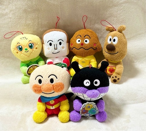 非対面可】アンパンマンぬいぐるみ6体セット (うえはら) 宮古島の