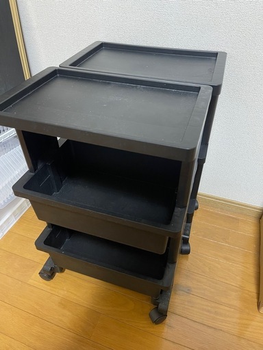 キャスター付きラック (みぃーこ) 佐賀の収納家具《収納ケース》の中古