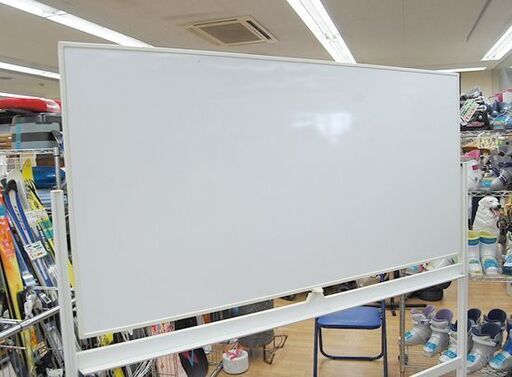 ホワイトボード 幅189×奥62×高さ180cm 片面タイプ キャスター付き 事務所 会議室 オフィス 札幌市 清田区 平岡