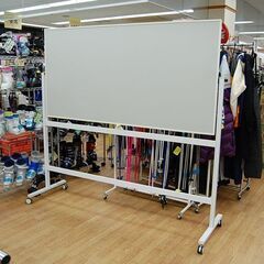 ホワイトボード 幅189×奥62×高さ180cm 片面タイプ キャスター付き 事務所 会議室 オフィス 札幌市 清田区 平岡の画像