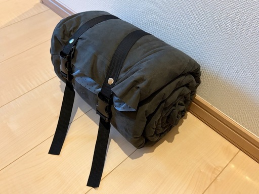 キャンプ用　ソロテント・冬寝袋・マットのセット 