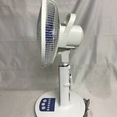 【北見市発】ヒタチ HITACHI 日立 扇風機 HEF-33YR 2014年製 白 日本国内家庭用 リモコン付 (E3974aykM)の画像