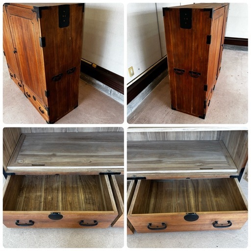 和箪笥 水屋箪笥 収納家具 アンティーク家具 着物収納 チェスト 時代箪笥 和風家具 和風 飾り棚 骨董 ヴィンテージ家具 古家具 古