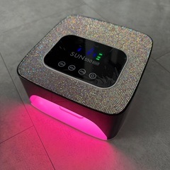 ネイルライト 美容ライト キラキラ デコ セルフネイル ワイヤレスの画像