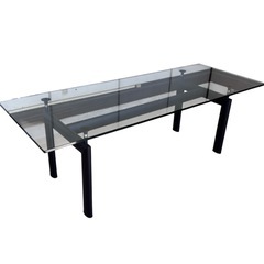 Cassina カッシーナ　ル コルビュジエ LC6 ターブル テューブ ダヴィオン ガラステーブル テーブル リプロダクト の画像