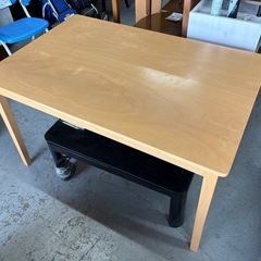 【難アリ】ダイニングテーブル　高さ71×幅120×奥78㎝　0224-09の画像