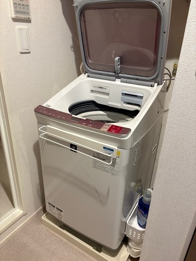 引取限定】SHARP 8kg洗濯機 2017年製 動作良好 【引取限定】SHARP 271L