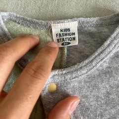 男の子ベビー　80 タオル地　ロンパースの画像