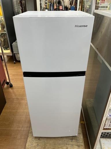 ☆ドリーム荒牧店☆ジモティー割引有☆【クリーニング済】　2ドア冷蔵庫/120L/ハイセンス/HR-B1202/2021