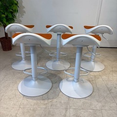 【5脚セット】Baolandeフリースカウンターチェア ハイスツール 昇降式 バーチェア回転の画像