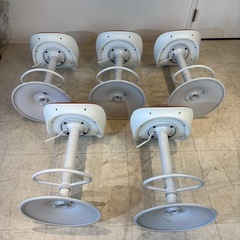 【5脚セット】Baolandeフリースカウンターチェア ハイスツール 昇降式 バーチェア回転の画像