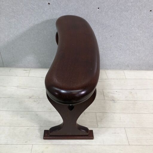 民芸調 木製 脇息 きょうそく 肘掛け 肘置き 和家具 座椅子用