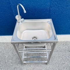 アルミ　軽い！シンク　流し台　倉庫にもの画像