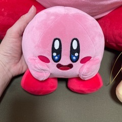 星のカービィとワドルディのぬいぐるみの画像