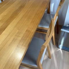 ダイニングテーブル　無印の画像