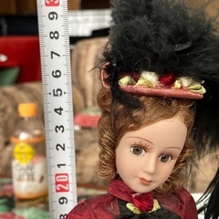 ビスクドール　アンティークのコレクション用磁器人形　poupee de madoの画像