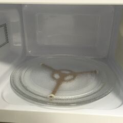 ♪YUASA PRIMUS PRE-703C ユアサプライムス 電子レンジ 50Hz専用 2023年製 家庭用 ホワイト 通電確認済  中古 家電 (NF260224) 564-7-②(45)の画像