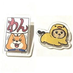 【新品】　ねこに転生したおじさん　ねこおじ アクリル　クリップ　...