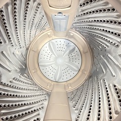 ◯極美品 2024年製 5.5kg Hisense ハイセンス 全自動電気洗濯機 単身 一人暮らし 立体シャワー水流 HW-55E2W 中古品■ジモティ姫路の画像