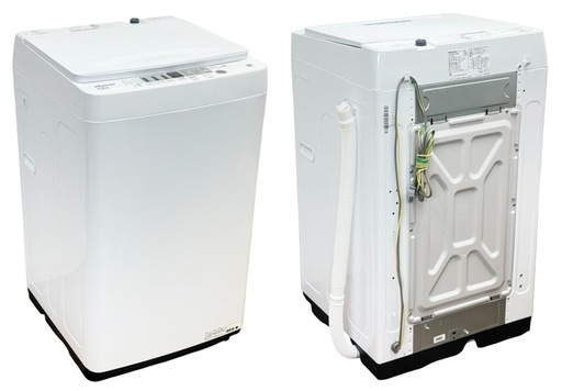 ◯極美品 2024年製 5.5kg Hisense ハイセンス 全自動電気洗濯機 単身 一人暮らし 立体シャワー水流 HW-55E2W